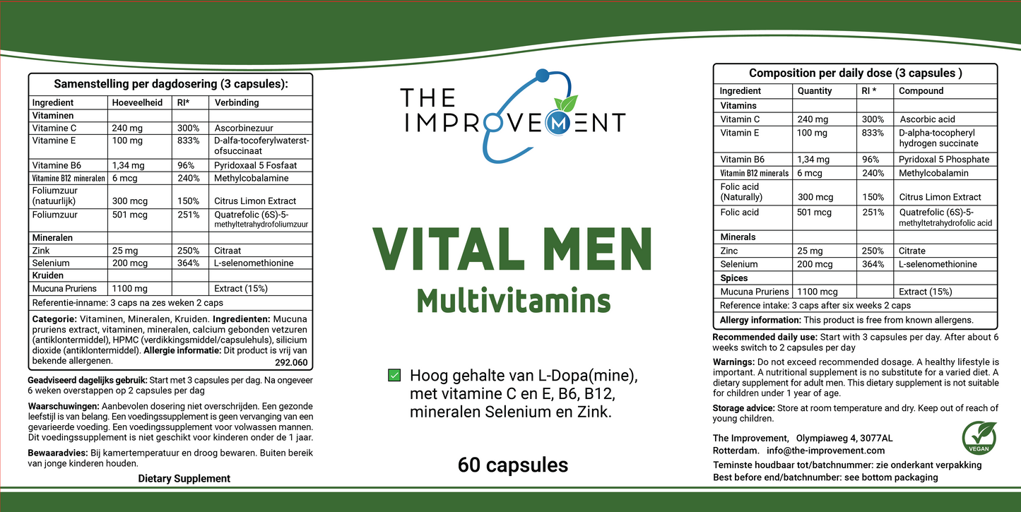 Vital Men Multivitamins