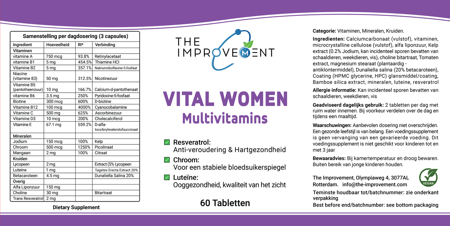 Vital Women Multivitamins