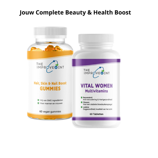 Hair, Skin & Nails Gummies + Vital Women Multivitamins